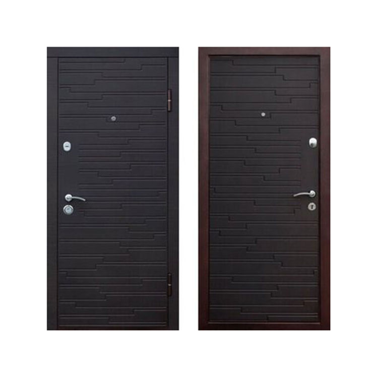 Ușă blindată din lemn de oțel exterior rusesc