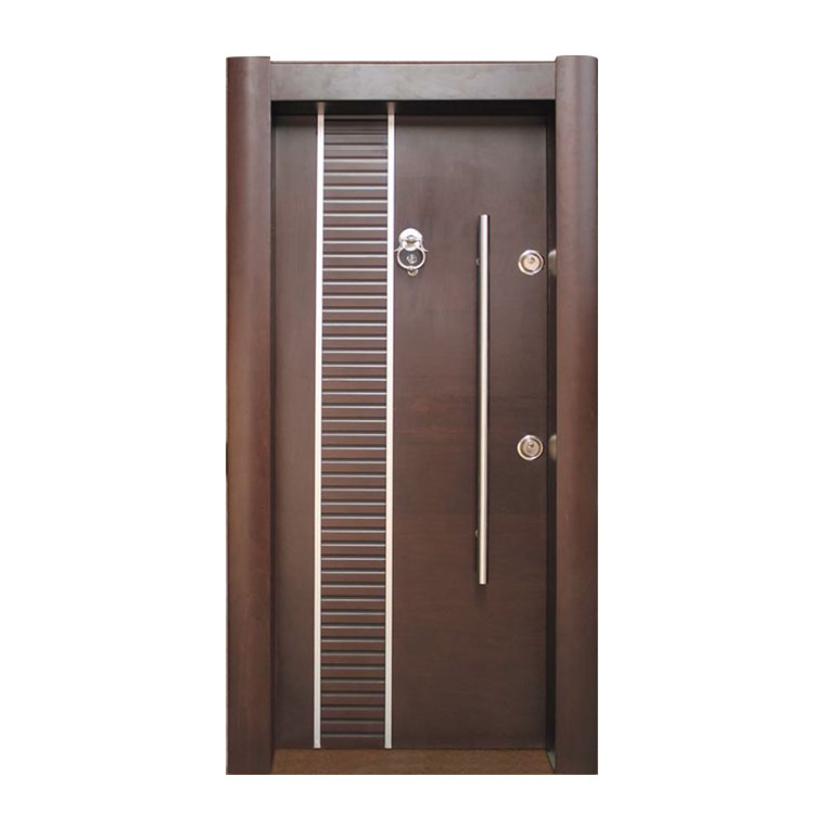 Intrare rezidențială Ușă din față blindată din oțel de securitate armată